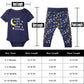 Baby Boys 3Pcs Outfit Set To The Moon And Back Romper Long Pants With Hat (3-6 Months)