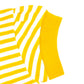 College Baby Striped Game Day Polo Dress With Bloomer - East Carolina Pirates Ecu Logo - Gold/White - 12 Months