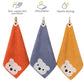 3 Pcs Premium Cotton Washcloths,Soft & Fluffy,Super Absorbent & No Lint Handkerchief For Children And Baby-11.8'X11.8'