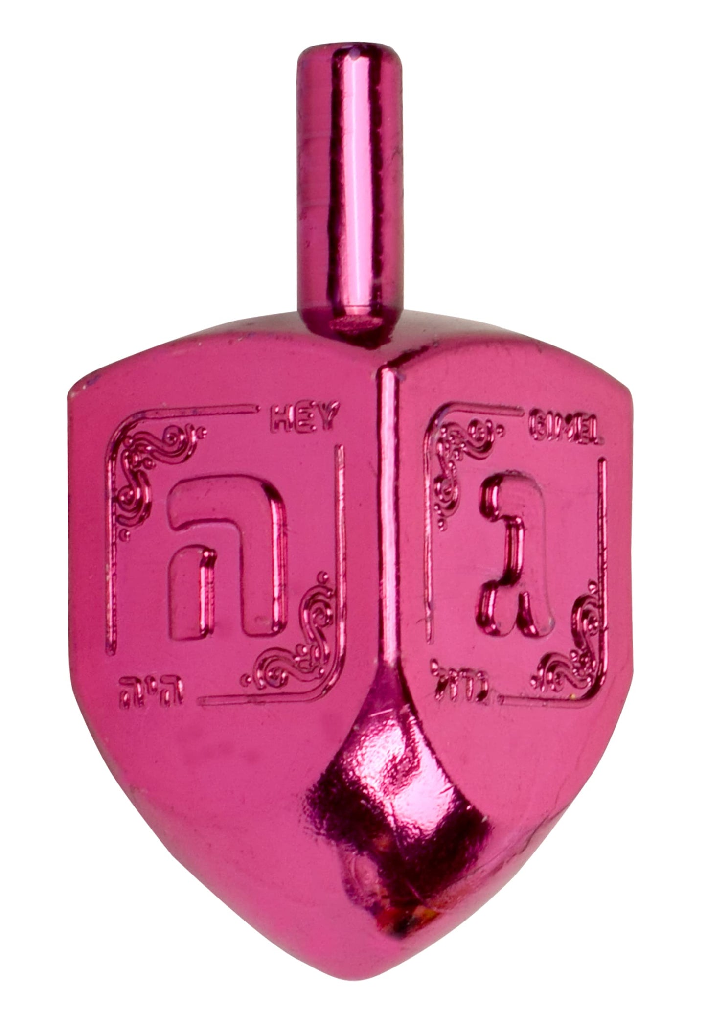 Izzy 'N' Dizzy Hanukkah Multicolor Metallic Dreidel (Pack Of 10) - Medium