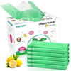 Baby Disposable Diaper Bags 500 Count Easy-To-Tie Diaper Sacks Enhanced Odor Control with Lemon Scent for Diaper Disposal or Pet