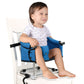 Booster Seat For Dining Table: Portable Toddler Booster Chair With Safety Buckle And Height Adjustable, Foldable Baby Feeding Ch