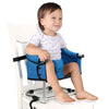 Booster Seat For Dining Table: Portable Toddler Booster Chair With Safety Buckle And Height Adjustable, Foldable Baby Feeding Ch