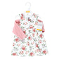 Hudson Baby Womens Cotton And Cardigan Set Casual Dress, Vintage Floral, 5T Us