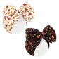 Lanmerry Thanksgiving Fall Baby Girl Bows Turkey Headbands for Baby Girls Handmade Maple Leaves Knotted Pumpkin Bows Autumn Holi