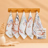 Little Boo Muslin 6 Layer Organic Cotton Face Towels For Newborn Baby,Baby Bath Towel Wipes Extra Soft Hankies Handkerchief For 