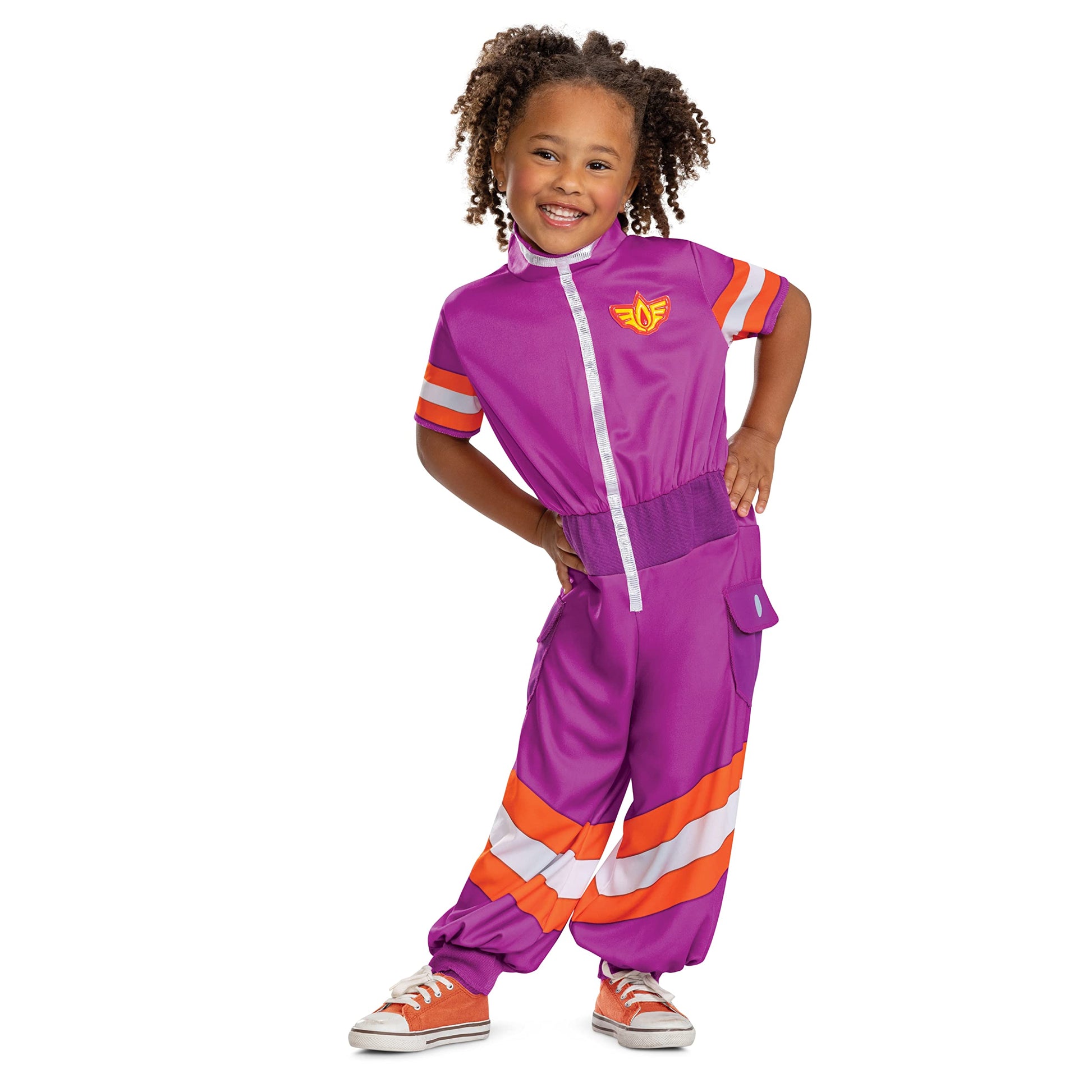 Disguise Violet Costume For Toddlers, Official Firebuds Costume Outfit And Accessories, Size (4-6X)