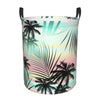 Pevtufa Tropical Summer Palm Foldable Laundry Basket Organizer,Fabric Clothes Toy Storage Basket Nursery Hamper Storage Bin For 