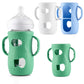 Desing Wish 3 Pack 8Oz Silicone Sleeves With Handles For Avent Glass Natural Baby Bottles, Anti Breakage Protective Sleeves Comp