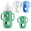 Desing Wish 3 Pack 8Oz Silicone Sleeves With Handles For Avent Glass Natural Baby Bottles, Anti Breakage Protective Sleeves Comp