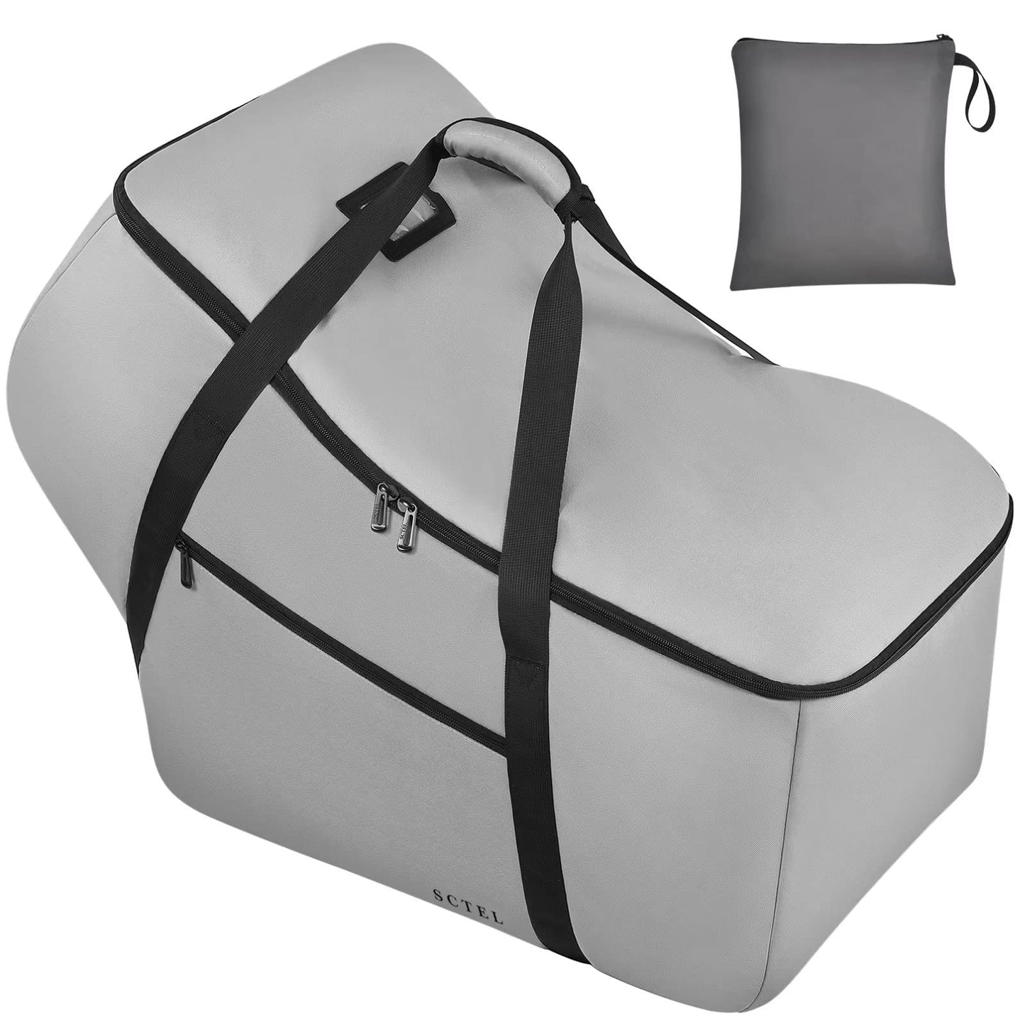 Sctel Car Seat Travel Bag Fit All Nuna Pipa Car Seat And Base, Doona Infant Car Seat Stroller, Padded Car Seat Bags For Air Trav