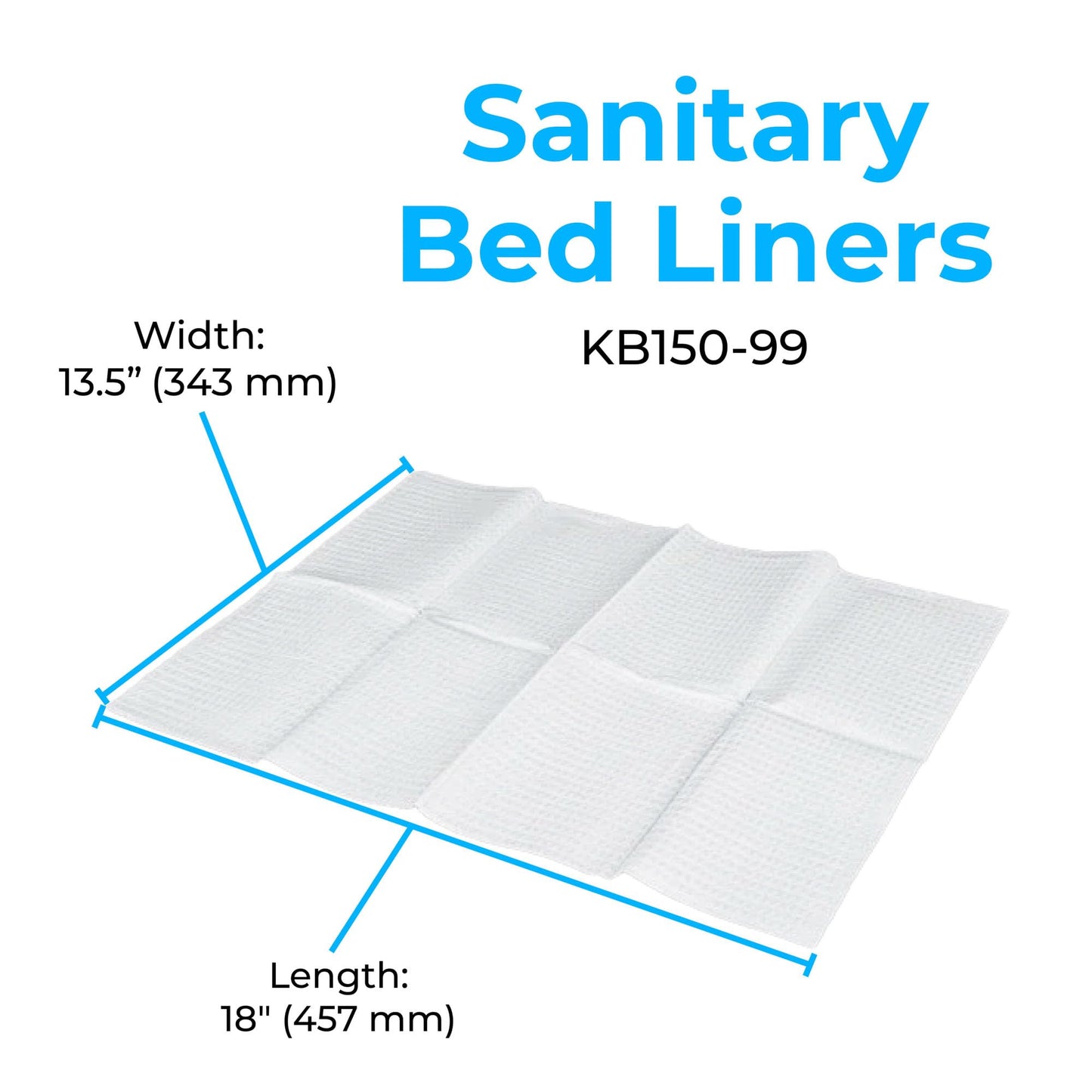 Koala Kare Kb150-99 Baby Station Bed Liners - 500 / Cs