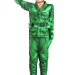 Fun Costumes Plastic Army Man Costume For Kids X-Large