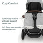 Uppababy Cozyhandmuff/Easily Attaches To Stroller Handlebars/Ultra-Plush, Weather-Proof Hand Protection/Alice (Dusty Pink)