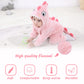 Tonwhar Baby Boy'S Girl'S Animal Bodysuit Infant And Toddler'S Romper Jumpsuit Halloween Costume Partywear(3-4T,Pink Dinosaur)