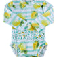 Uideazone Newborn Toddler Girls Swimsuit Rash Guard Bathing Suit Sun Protection Swimwear Long Sleeve Beach Surf Shirt 3-6 Months