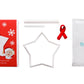 Tiny Ideas Baby'S Hand Or Footprint Keepsake Ornament, No Bake Easy To Make Diy Craft Kit, Star