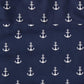 Amazon Basics Kid'S Soft Easy-Wash Lightweight Microfiber 3-Piece Sheet Set, Toddler, Navy, White Anchors