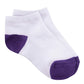 Duufin 25 Pairs Toddler Ankle Socks Low Cut Kids Half Cushion Socks Low Rise Ankle Socks For Boys And Girls (Multicolor A, 1-2T)
