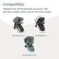 UPPAbaby RumbleSeat Rain Shield / Compatible with RumbleSeat models 2015-2019, V2, and V2+ / Waterproof and Windproof Coverage /