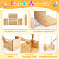 Orionstar Wooden Baby Shower Crate Closet, Baby Gift Basket With Handle, Baby Shower Basket Closet For Baby Clothes, Pregnancy G