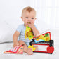 Dr.Rapeti Tummy Time Mirror Toy Tissue Box Toy 3in1 Baby Toy Black and White High Contrast Double-Sided Foldable Sensory Montess