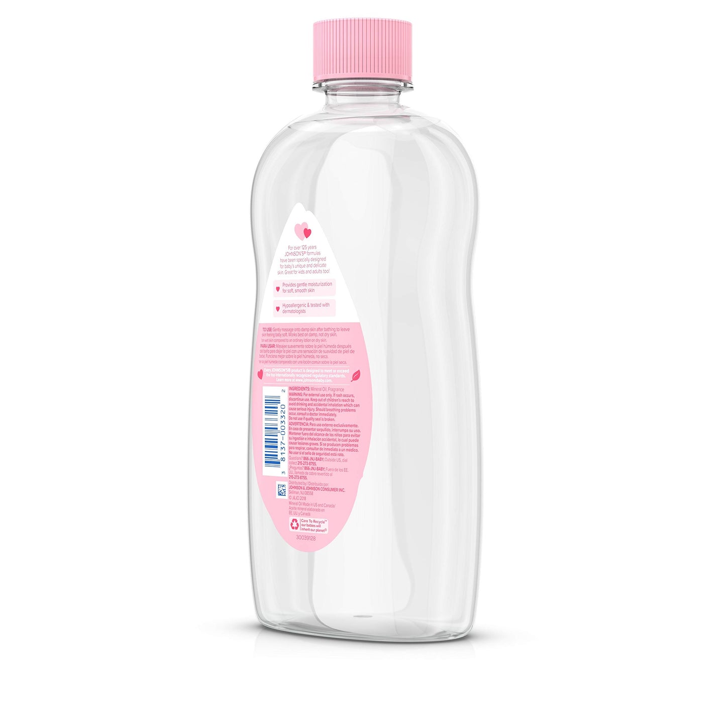 Johnson & Johnson Slc (Cosmetics) Baby Oil, 20 Fl Oz