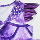 Mssmile Dragon Mal Fancy Dress Girls Decendents 3 Costumes Audrey Halloween Costume For Kids Halloween Cosplay (110Cm(Height:39-