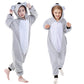 Canasour Koala Onesie Halloween Kids Cosplay Costume Girls Animal Unisex Outfuit One Piece Hooded Farm Soft Pajamas Grey Party 6