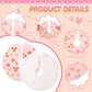 Threlaco 48 Pcs Gtube Button Covers Feeding Tube Pads Holder Abdominal Reusable Accessories Peg Tube Soft Absorbent Breast Feedi