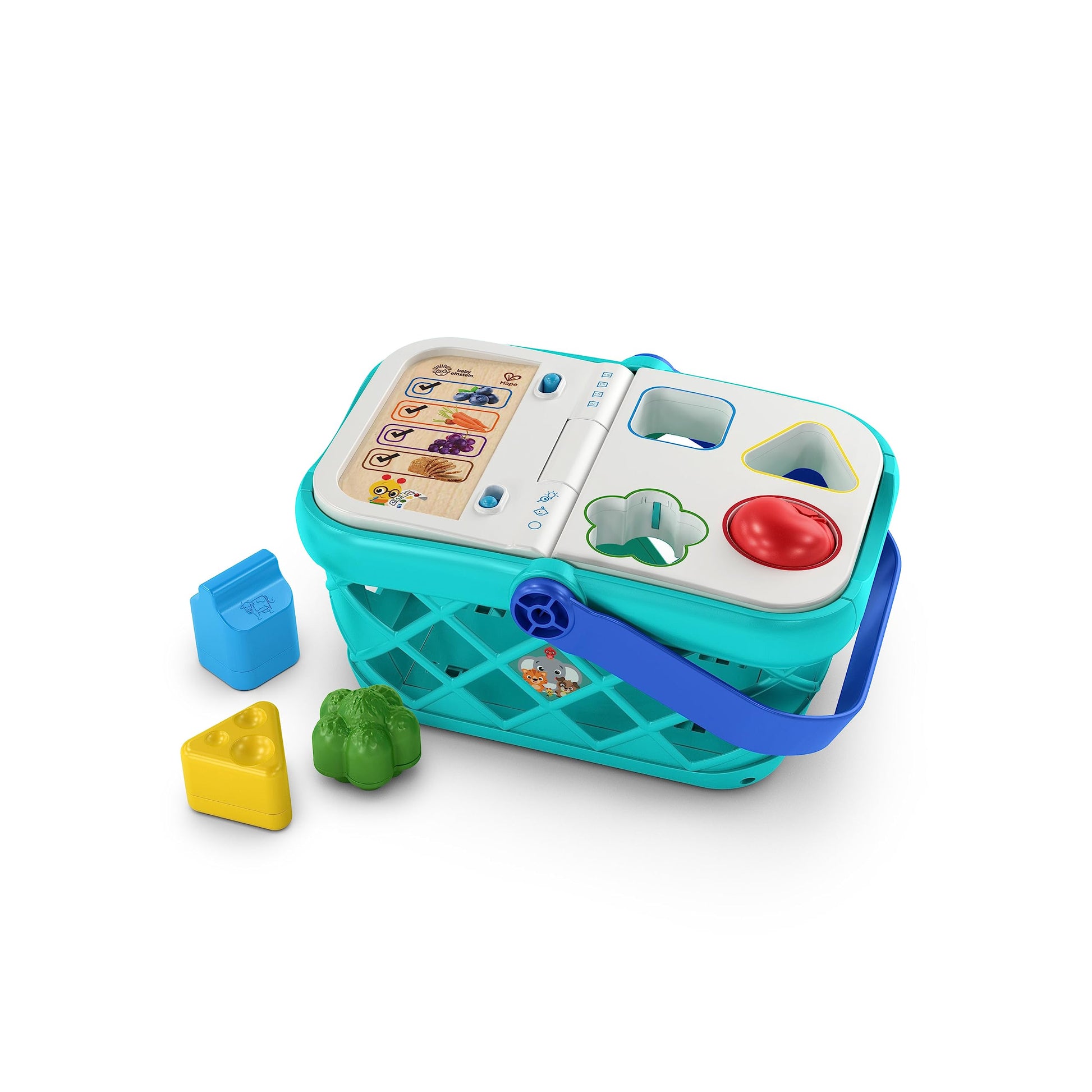 Baby Einstein + Hape Magic Touch Pretend to Shop Learning Toy, With Real Sounds and Music, Fine Motor Skill Development, Grows f