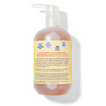 California Baby Calendula Shampoo And Body Wash | 100% Plant-Based | Allergy Friendly | Soothing Baby Soap And Toddler Shampoo F
