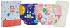 Mama Bear Reusable Cloth Diapers  Pack Of 2 Diapers With 2 Free Inserts, Freesize, For Baby 03 Yrs (Pink, Yellow Elephant)