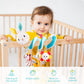 Koty Car Seat Toys, Infant Spiral Plush Toys, Baby Stroller Toys Hanging Crib Activity Toy for CarSeat Crib Bed Stroller, Rabbit