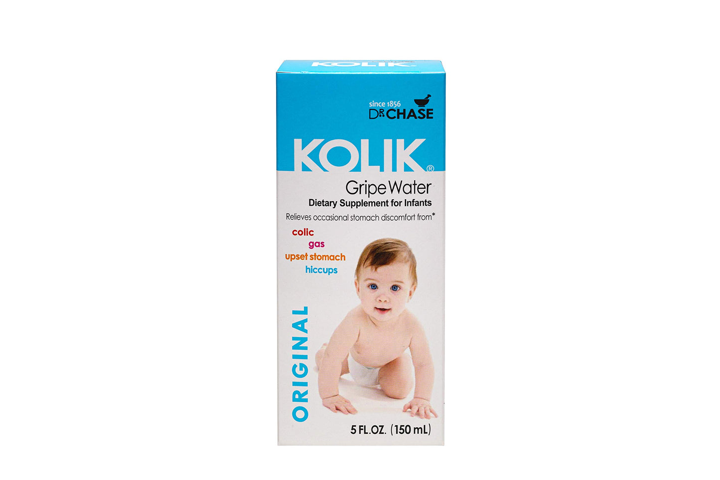 Dr. Chase Kolik Original Gripe Water - Colic Relief For Newborns & Infants - Safe, All Natural Gas Drops For Babies - Herbal For