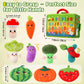 FREYBLI Baby Toys 6-12 Months - Soft Vegetable Garden Plant Plush Toy - 6 Month Old Developmental Toys Gifts, Montessori Sensory