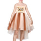 Girls Dress Owl Themed Tulle Embroidered Sleeveless Halloween Costume Party Daily Size 6