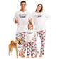 Iffei Matching Family Pajamas Sets Holiday Stay At Home Pj'S With Letter Printed Tee And Car Printed Pants With Pockets 4-5 Year