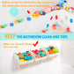 Ligereza bath toy holder 3 Piece Set, Free Arrangement bath toy organizer, Multi-functional bathtub toy holder, Quickly Fish Out
