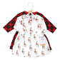 Hudson Baby Girls' Cotton Dresses, Fancy Rudolph, 6-9 Months