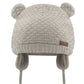 Duoyeree Kids Baby Hat Soft Warm Cable Knit Beanie Toddler Girl Fall Winter Hats(Apricot,12-18 Months)
