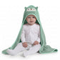 Delta Children Baby/Infant Hooded Bath Towel  Super Soft and Absorbent Newborn Essential  Ideal Baby Registry/Shower Gift for