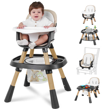 Baby High Chair, 15 in 1 Convertible High Chairs for Babies and Toddlers, Easy Clean High Chair for Baby, Baby Feeding Chair for