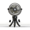 Munchkin Stroller Fan - Portable Fan For Travel, Baby Gear Accessory With 4 Speeds, Flexible Clip-On Leg Attachment, Rechargeabl