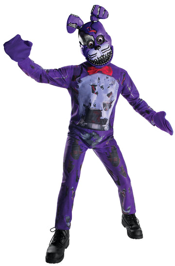 Rubie'S Boy'S Five Nights At Freddy'S Nightmare Bonnie The Rabbit Costume, Large, Multicolor