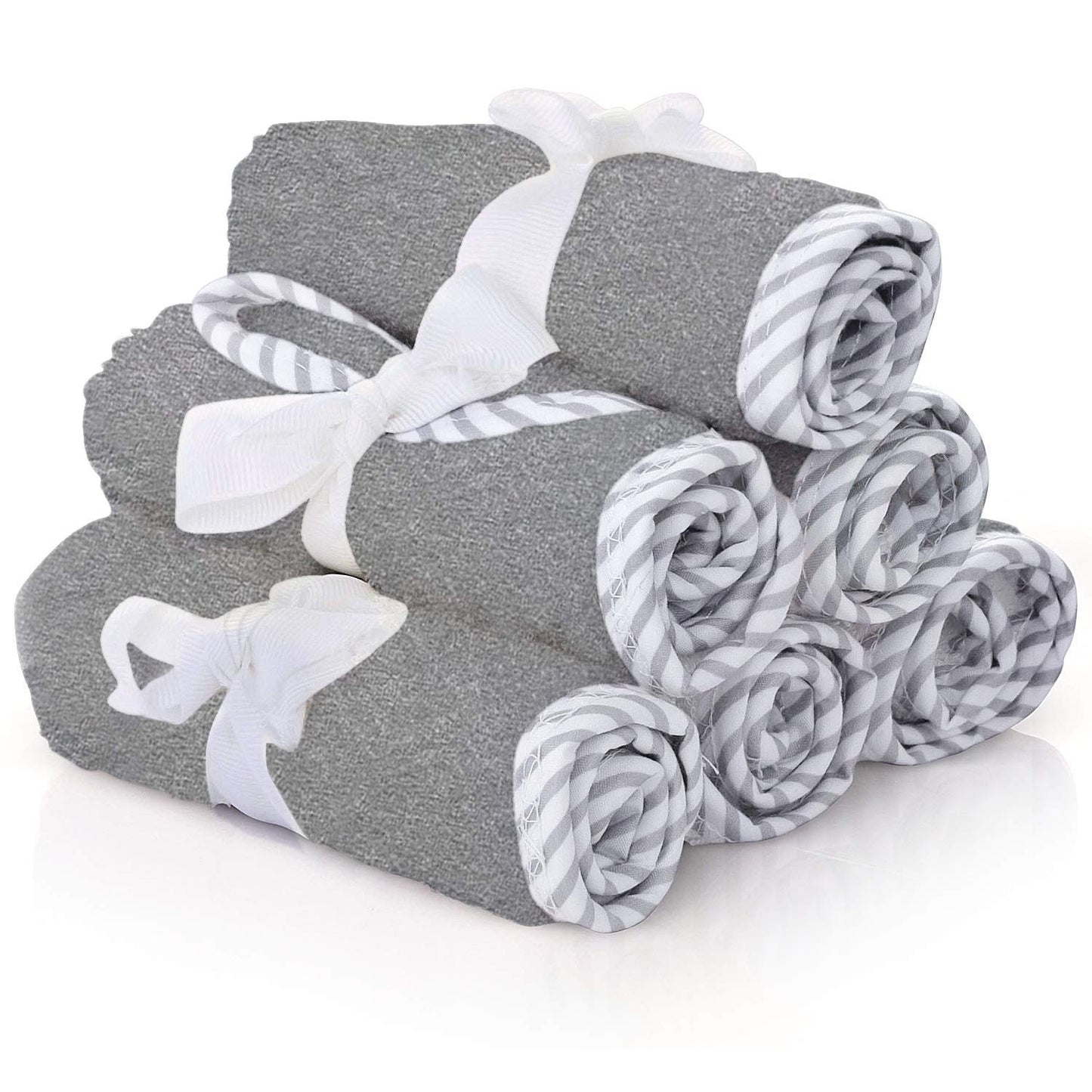 San Francisco Baby Washcloths For Newborn - Rayon From Bamboo Washcloths, Baby Wash Cloths Soft, Wash Cloths For Babies, Baby Wa