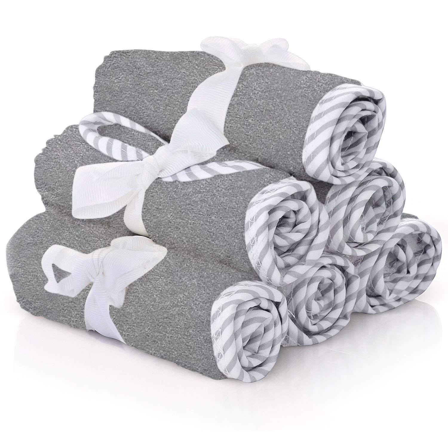San Francisco Baby Washcloths For Newborn - Rayon From Bamboo Washcloths, Baby Wash Cloths Soft, Wash Cloths For Babies, Baby Wa