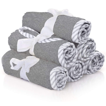 San Francisco Baby Washcloths For Newborn - Rayon From Bamboo Washcloths, Baby Wash Cloths Soft, Wash Cloths For Babies, Baby Wa