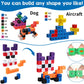 Libima 318 Pcs Math Counting Cubes Building Cubes Set with Stem Cards Linking Cubes Counting Blocks Manipulatives Math Preschool