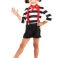 Fun Costumes - Toddler'S Mime Costume (4T, Multi-Colored)